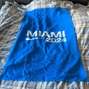 Nike Blue Miami 2024 Towel NWOT